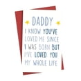 thumbnail image 2 of CCOCC 2026 New Father'S Day Card Birthday Card Fathers Day Gifts for Dad Romantic Greeting Card for Papa Daddy From Daughter, 2 of 7