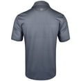 thumbnail image 2 of Etonic Golf Gingham Print Polo Cool Grey/Charcoal Large, 2 of 4
