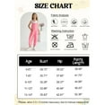 thumbnail image 2 of Usaibhir Girls' Casual Sleeveless Jumpsuits Loose Spaghetti Strap Romper Long Pants Kids V-Neck Overalls with Pockets, 2 of 7