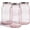 Pink, variant on WELLIFE FESTIVE 3-Pack 64 oz Wide Mouth Green Glass Mason Jars, Half Gallon Food Storage Containers with Airtight Lids for Canning, Pickling & Fermenting, Dishwasher Safe