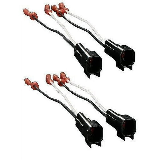 2 Pair Absolute AS-5600 Speaker Connector Harness for Select Ford GM Chevy Lincoln Mercury Mazda