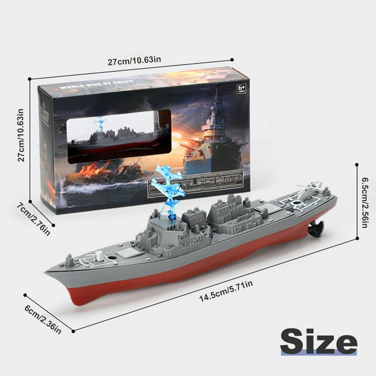 Remote control best sale warship