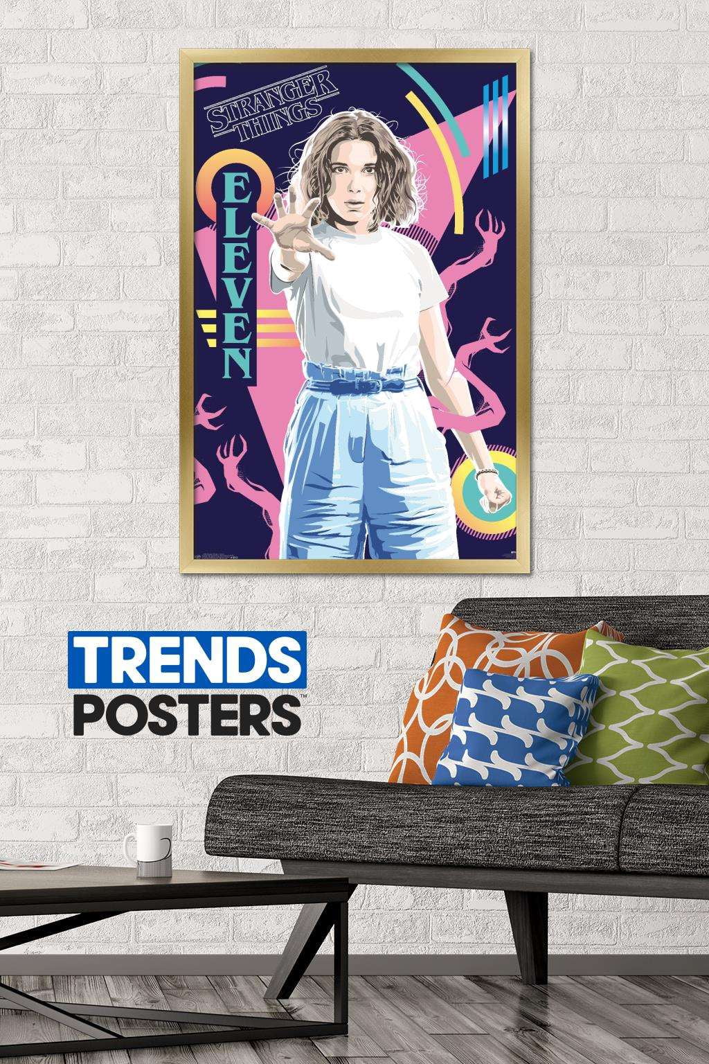 Netflix Stranger Things: Season 3 - Eleven Wall Poster, 22.375" x 34", Framed