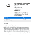 thumbnail image 2 of Front Brake Pad Set - Compatible with 1992 - 1995 Mazda MX-3 1.6L 4-Cylinder 1993 1994, 2 of 2