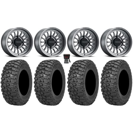 Method 411 15 Ti (4+3) Wheels 30 Trail Saw 2.0 Tires Polaris RZR XP 1000 / PRO XP / Ranger XP 900/1000