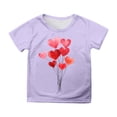 thumbnail image 2 of WEAIXIMIUNG T-Shirt à Manches Courtes pour Enfants Imprimé Décontracté 140, 2 of 4