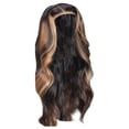 thumbnail image 1 of Peluca Delantera de Encaje Peluca de Ondas Corporales para Mujeres Negras Peluca Delantera de Encaje de Cabello Largo y Rizado Fibra de Seda de Alta Temperatura, 1 of 8