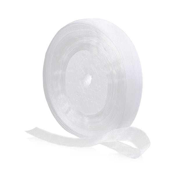 Bearachild 1 rollo de cinta transparente DIY, portátil, reutilizable, Flexible, tienda de sastre, envoltura de regalo, libro de invitación de boda, cinta Artesanía Blanco Bearachild HA062711-03