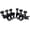 Black 6R, variant on CEORPER 6Pcs Guitar Locking Tuners (3L+3R Handed) 1:18 Ratio Lock String Tuning for Key