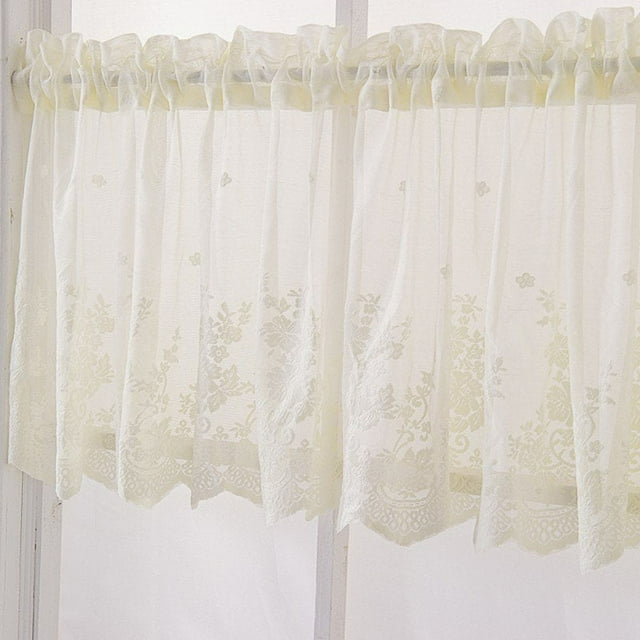 Lace Kitchen Curtains Embroidered Translucent Curtains Can Be Used To Decorate Kitchen Restaurants Cafes And Pubs