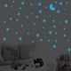 thumbnail image 3 of Pegatinas de pared Pegatinas luminosas de estrella azul Papel tapiz de fondo Mural Tatuajes de tatuajes Bebé Niños Decoración de la habitación de la cama Methold  JJ13407-00, 3 of 6