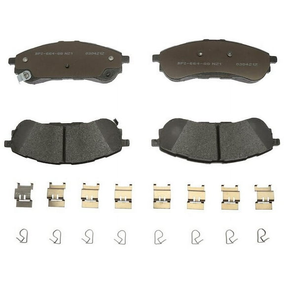 Rear Brake Pad Set - Compatible with 2019 - 2023 Ford Ranger 2020 2021 2022