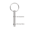 thumbnail image 2 of 4 PCS Bimini Top Pins, Diameter 1/4in(6.3mm),Overall Length 2.56inch(65mm),Marine 316 Stainless Steel, 2 of 6
