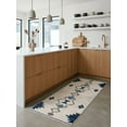 thumbnail image 2 of Rug Branch Contemporary Boho  Blue Beige Indoor Runner Rug - 2x10, 2 of 6