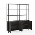 thumbnail image 6 of Jacobsen 2Pc Etagere Set Brown Ash/Matte Black - 2 Large Etageres, 6 of 10