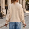 thumbnail image 7 of WRKEKC Cardigan Sweaters for Women Solid Color Long Sleeve V-Neck Button Front Loose Fit Knit Cardigan with Pockets, 7 of 7