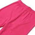 thumbnail image 2 of Wrapables® Cotton Solid Colored Leggings for Girls (Set of 2), Fuschia and Pink, Large, 2 of 4