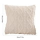 thumbnail image 3 of Funda De Almohada De Felpa Funda de almohada blanca de terciopelo suave para sofá,ideal para sala de estar,oficina o como soporte lumbar (1 pieza). Rkxzt, 3 of 9