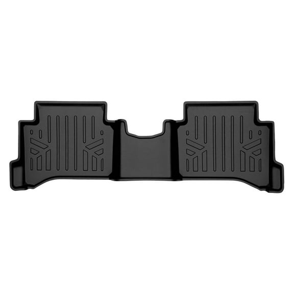 SMARTLINER Custom Fit Floor Mats 2nd Row Liner Black Compatible With 2017-2022 Hyundai Ioniq Hybrid (Does Not Fit Electric Models)