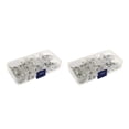 thumbnail image 4 of Conector de terminal Sidaley de 60 piezas terminales de anillo de alambre de cobre que protegen las baterías convenientes Plata 2piezas, 4 of 6