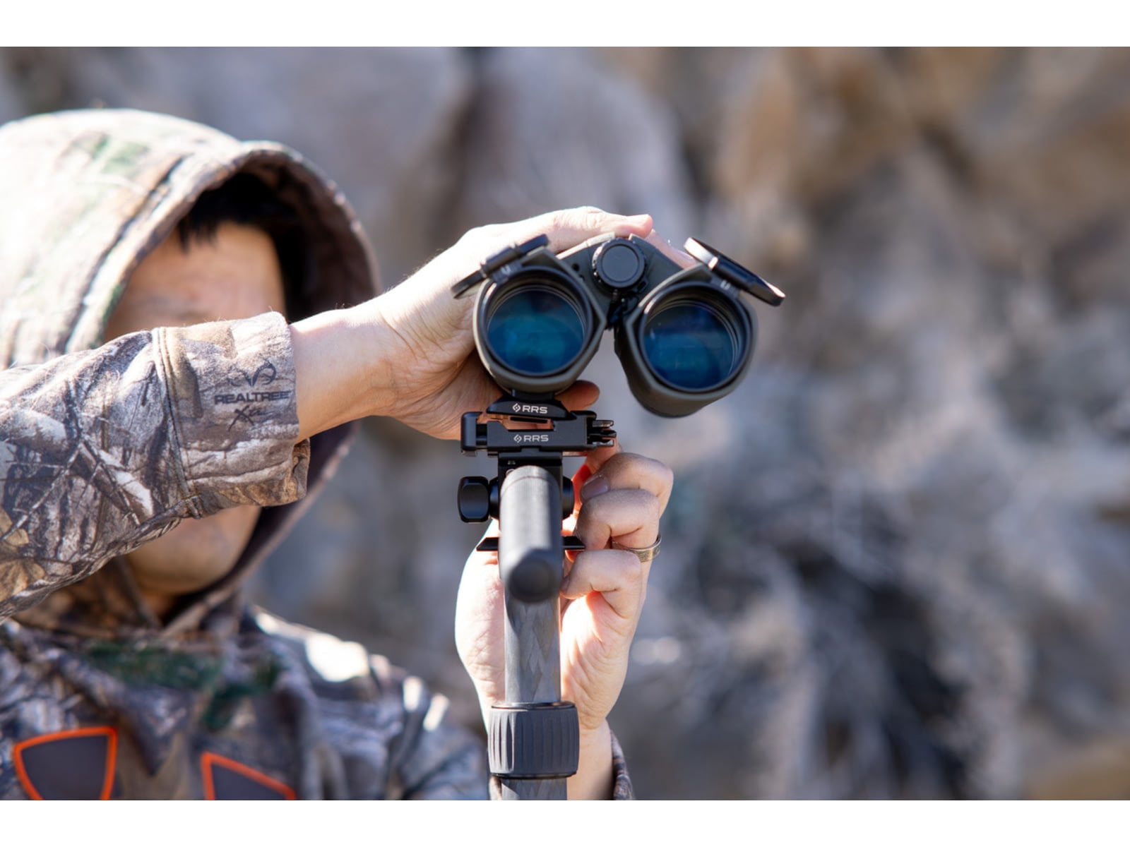 Really Right Stuff Binocular Vector X Mount, 1.5 Dovetail Plate, Secure Attachment, Precise Alignment (RRS-BVM)