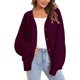 thumbnail image 1 of Cárdigan Suéteres para mujer Otoño Suéteres Moda Casual Manga larga Botón Sólido Damas Outwear Odeerbi ODB-5, 1 of 4