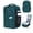 Green, variant on WANDF Small Travel Backpack for Men Women,Personal Item Travel Bag 17x10x9 for United Airlines,20L Carry On Backpack with USB Charging Port,14 inch Laptop Backpack for Work,College,Business(Green)