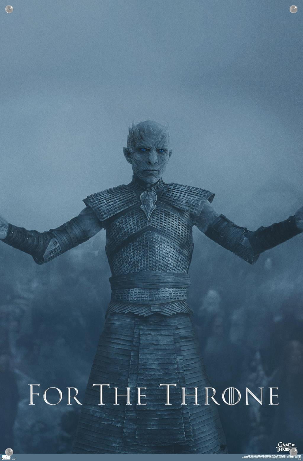 Game of Thrones - The Night King Wall Poster with Pushpins, 14.725" x 22.375"