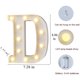 thumbnail image 2 of Luces LED de marquesina con letras, 26 letras del alfabeto iluminadas, letrero con números y letras para bodas, fiestas de cumpleaños, lámpara navideña a pilas, luz nocturna, decoración para el hogar, 2 of 5