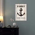 thumbnail image 2 of wall26 Canvas Wall Art - Family Anchors the Soul Quotes on Wood Style Background - Gallery Wrap Modern Home Decor | Ready to Hang - 16x24 inches, 2 of 3