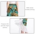 thumbnail image 2 of Sea Turtle Stylish Chiffon Summer Dress for Women - Lightweight Beach Dresses with Polyester Straps, 2 of 6