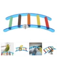 thumbnail image 2 of MasteelfCA 1Pc Parrot Ladder Stand Toy Acrylic Bird Arch Ladder Birds Standing Plaything, 2 of 8