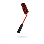 Adam's Angled Wheel Detailing Brush - Car Cleaning Wheel Brush | Use W/Wheel Cleaner, Rim Cleaner, Chrome Cleaner | Car Wash Brush Cleans Brake Dust from Barrels & Hard to Reach Areas (Large)