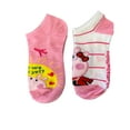 thumbnail image 4 of Peppa Pig Kids Girls Shoe Size 10-4 No Show Socks  6 Pack, 4 of 6