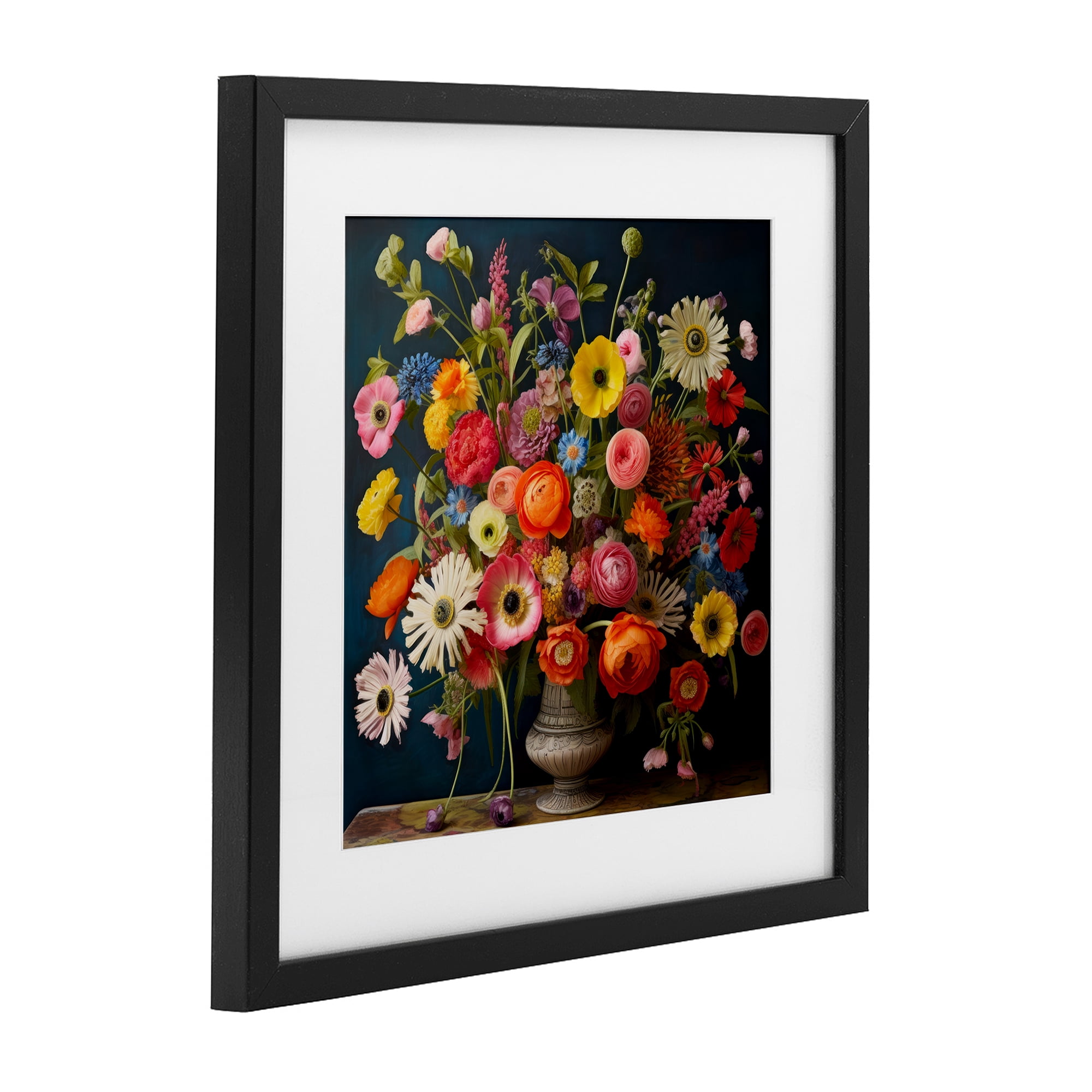 Stupell Industries Harmonious Garden Bouquet Black Framed Print Under Glass, design by Lazar Studio