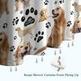 thumbnail image 6 of Golden Retriever Shower Curtain 72"x72" ,Bathroom Decorative Shower Curtains Set with 12 Hooks,Modern Waterproof Washable Shower Curtain, 6 of 6