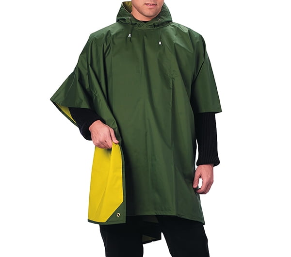 Reutilizable Plástico Adulto Impermeable Poncho Camping Walking Rain Coat Cape