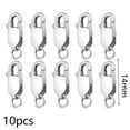 thumbnail image 2 of Lefu High Quality 925 Sterling Silver Lobster Claw Clasp Available in 4 sizes, 2 of 8