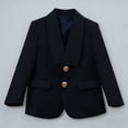 thumbnail image 4 of Chaquetas para niños, chaquetas de traje inglés para niños y niñas, chaquetas de estilo universitario, uniformes escolares, top de algodón para niñas., 4 of 6