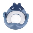 thumbnail image 1 of Asiento de orinal para niños, suave, a prueba de salpicaduras, antideslizante, con asas, para niños y niñas, color azul cielo, 1 of 5