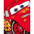 thumbnail image 3 of Disney Cars Lightning McQueen Hooded T-Shirt and French Terry Shorts Outfit Set Toddler to Big Kid, 3 of 5