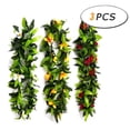 thumbnail image 6 of 3Pcs Hawaiian Summer Theme Simulation Plant Garland Set, Fake Flower Lei for Party Decoration, Luau Supplies for Kids and Adults, Game Props, 6 of 7