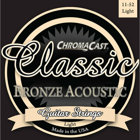 ChromaCast Classic Bronze Acoustic Guitar Strings (Best Acoustic String Brand)
