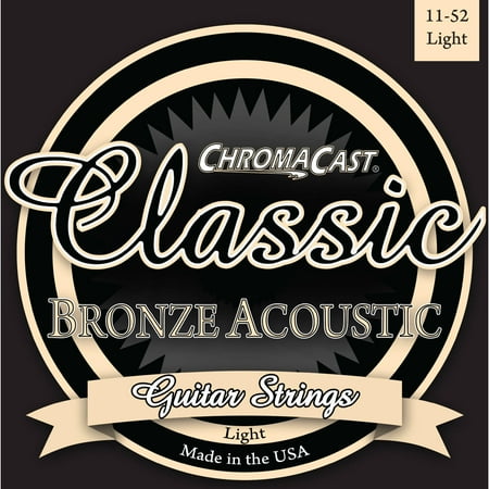 Rare Phosphor Bronze Acoustic Guitar - ChromaCast Classic Bronze Acoustic Guitar Strings