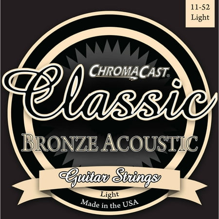 ChromaCast Classic Bronze Acoustic Guitar Strings (Best Guitar Strings For Beginners)