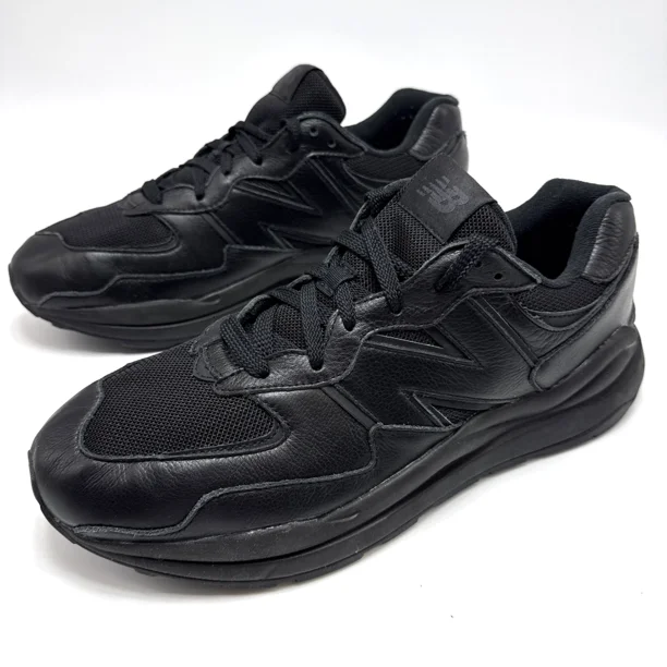 New Balance 57/40 Mens Size 13 D Triple Black Walking Running Casual Sneakers