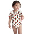 thumbnail image 3 of Daiia Strawberry Printed Unisex-Baby Short Sleeve Onesies Bodysuits Baby Climbing Clothes Soft and Comfortable Romper with Expandable Shoulder Design-9M, 3 of 8