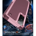 thumbnail image 3 of LeYi Samsung Galaxy S20 FE Case with [2 Pack] Screen Protectors, 4 Corners with Airbags, Non-Slip Textured Grip Bumper Support Wireless Charging Drop Resistant Samsung S20 FE 5G Phone Case - Pink, 3 of 8