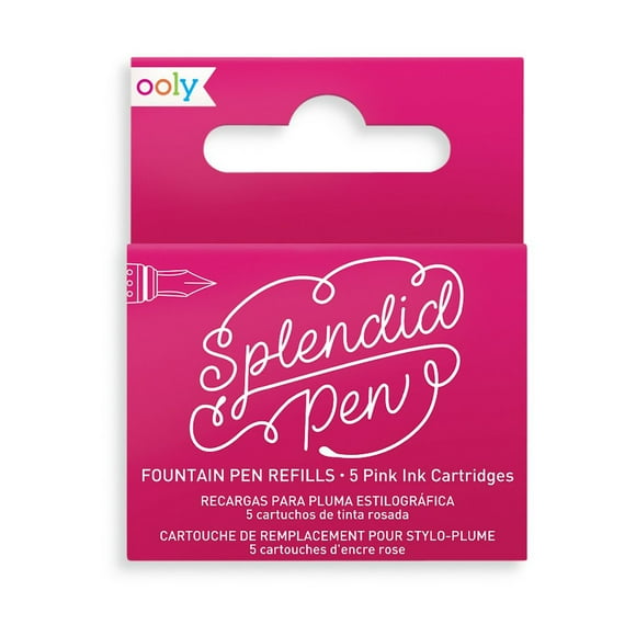 REPUESTO PARA PLUMA FUENTE ROSA 5 PZAS OOLY 132-079