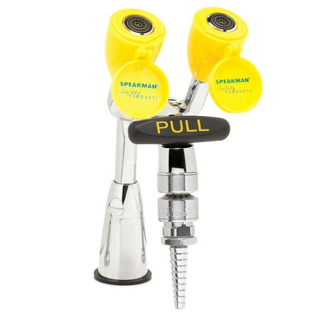 Speakman Sef-1000-St Eyesaver Eyewash Vacuum Breaker Gooseneck Faucet - Chrome